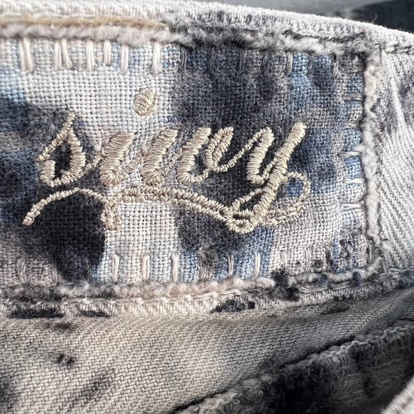 Siwy Jeans Women's Hannah Jeans Size 26 (2) Black Tie Dye Embossed Pockets - Picture 13 of 17